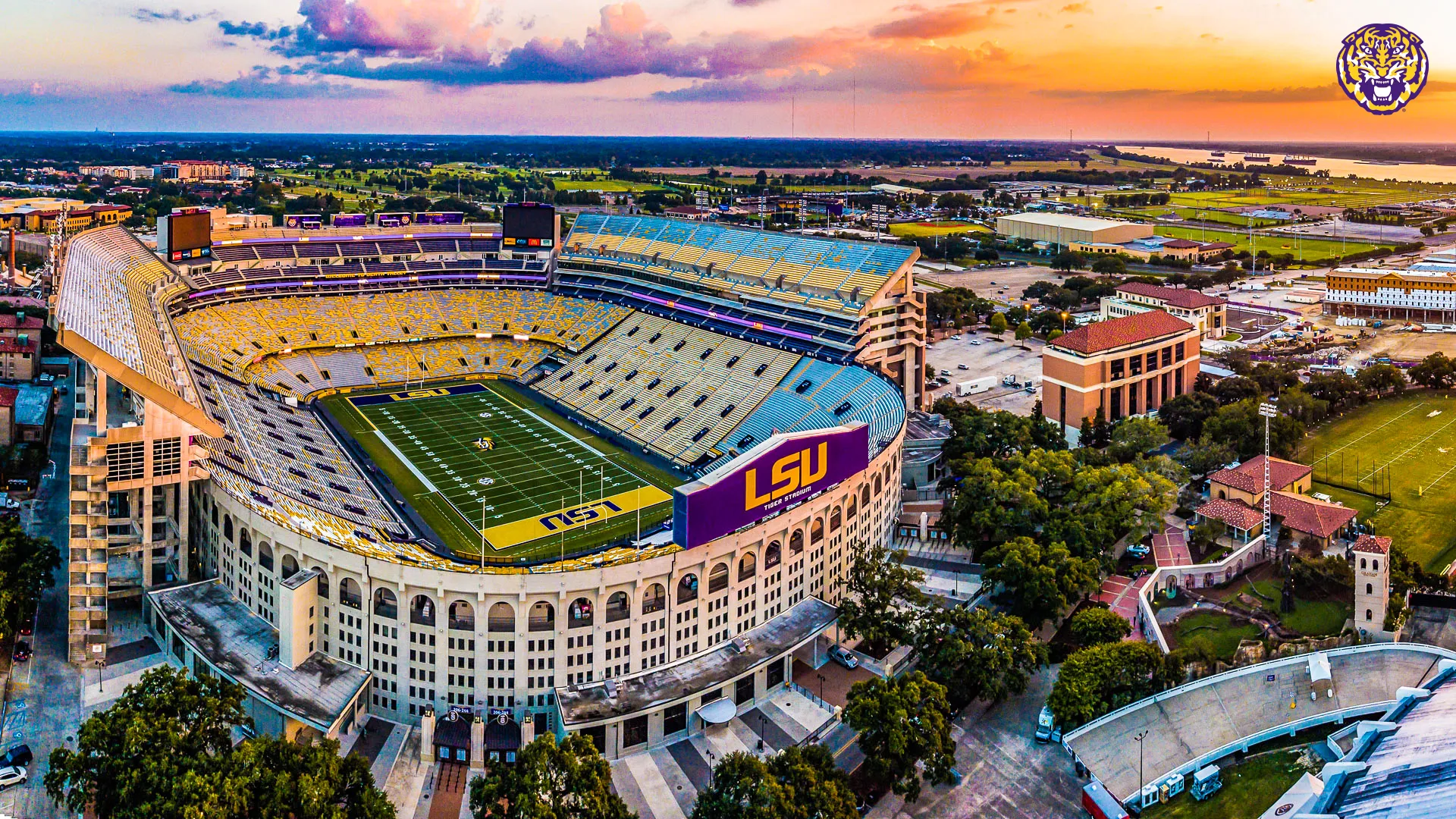LSU Tiger Stadium in Baton Rouge Louisiana