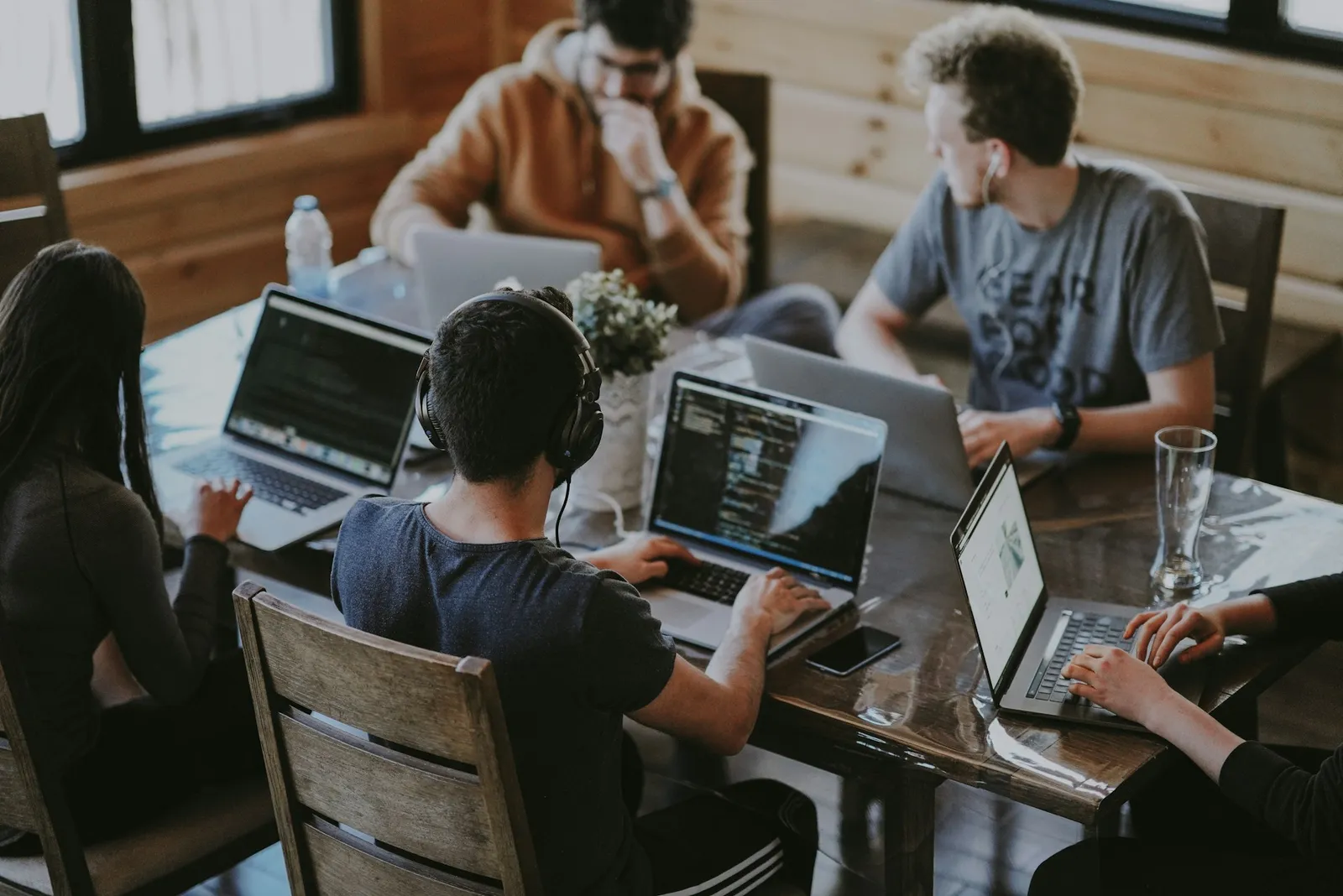 Greauxx web development team collaborating on a project