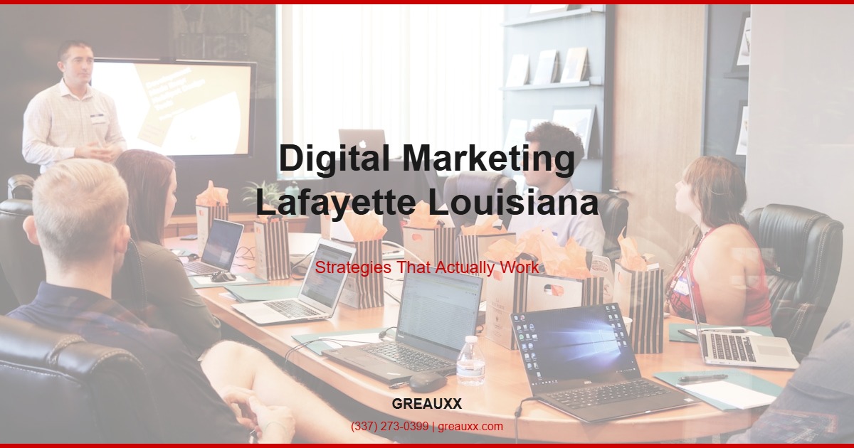 digital marketing lafayette la - full-service agency by Greauxx